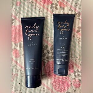 Monat Curl Cream 4.0 oz & 2.5oz Set unsealed